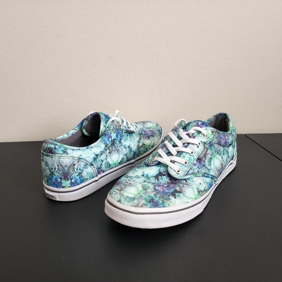 Vans Off The Wall Multicolor Floral Print Sneaker Shoes Women's Size 9 - Picture 3 of 10